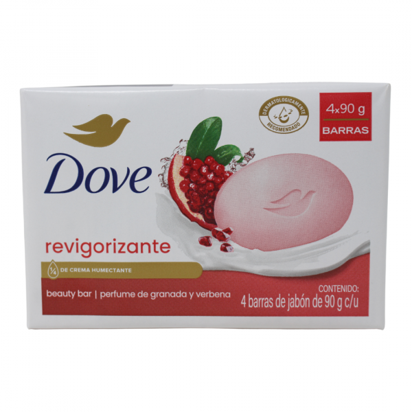Dove Bar Soap Revive Pomegranate 4ct 90g
